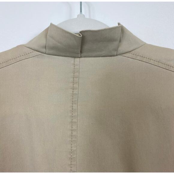 Eileen Fisher Tan Button Front Jacket Women's Large - Picture 7 of 13